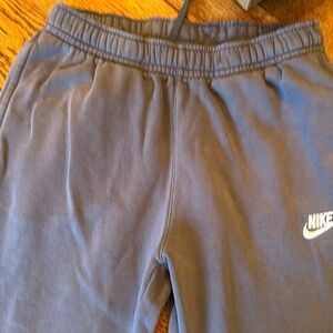 Nike sweatpants a bluish gray